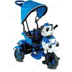 Babyhope Erkek Çocuk Mavi-Siyah 127 Panda Üçteker 1-2-3-4 Yaş Arası Kontrollü Bisikleti