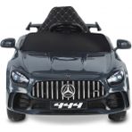 Babyhope Gtr Sport 12V Akülü Araba Tek Kişilik 25 kg Taşıma Kapasitesi ile Gri Renkli Yarış Arabası