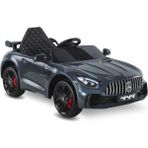 Babyhope Gtr Sport Akülü Araba 12V 30 kg Taşıma Kapasitesi Tek Kişilik Yarış Arabası - Antrasit