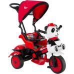 Babyhope Little Panda Kırmızı Siyah Lüx Bisiklet 1-4 Yaş Arası Çocuklar İçin Güvenli ve Eğlenceli - Kırmızı - Siyah