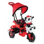 Babyhope Little Panda Kırmızı Siyah Üçteker Çocuk Bisikleti