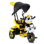 Babyhope Little Panda Sarı Üçteker Bisiklet