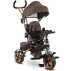 Babyhope Star Kahverengi Üç Teker Çocuk Bisikleti 1-3 Yaş Arası Stabil Çelik Gövde Özellikli BH-9500 - Renkli