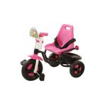 BabyHope Üçteker Prens Bisiklet 101-Pembe/Siyah