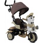 Babyhope Yupi Lüx Üç Teker Bisiklet Bej Renk 1-4 Yaş Arası Kullanıma Uygun Koruma Barı ile