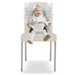 Babyjem 553 Gri Kumaş Emniyet Kemeri Mama Sandalyesi