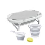 Babyjem 5'li Gri Katlanabilir Banyo Seti