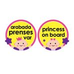 Babyjem Art-094 Vakumlu Araba Cam Yazısı Pembe Pembe 8699203310942