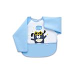 Babyjem Baby Jem Poli Muşamba Kollu Mama Önlüğü (Not: Önü Aslan Desenlidir)