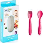Babyjem Cam Rende + Mama Kaşık Çatal Takımı Kırmızı
