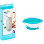 Babyjem Cam Rende + Vakumlu Mama Tabağı Mavi