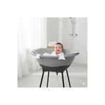 Babyjem Elegant Ayaklı Bebek Banyo Küvet & Filesi, Soft Gri
