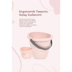 Babyjem Elegant Bebek Su Kovası & Elegant Bebek Su Maşrapası - 2'li Set - Pembe