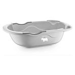 Babyjem Giderli Desenli Gri Mat Banyo Küveti