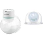 Babyjem Giyilebilir Elektrikli Göğüs Pompası Fonksiyonel Led Ekran ile Beyaz Renkli Kolay Temizlik - Standart