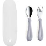 Babyjem Gri Çatal Kaşık Saklama Kabı