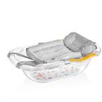 Babyjem Gri Köpüklü Bebek Küvet Filesi Havlu