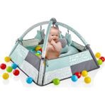 Babyjem Güvenlikli Aktivite Oyun Halısı Yeşil 25 Adet Top Hediyeli - 70 x 70 cm