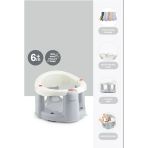 Babyjem Önden Açılır Banyo Ve Mama Oturağı Ve Hediye Minderli - 2 ' Li Set Kum Beji
