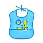 Babyjem Poli Muşamba Küçük Mama Önlüğü 030 Mavi Mavi Renk