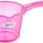 Babyjem Şeffaf Pembe Bebek Banyo Maşrapası