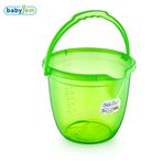 Babyjem Şeffaf Yeşil Bebek Banyo Kovası