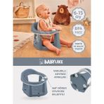 Babylike Vakumlu Ergonomik Banyo Oturağı 6-15 Ay Bebekler İçin 33,5x31,6x25 cm - Mavi