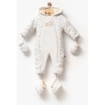 Babyline Astronot Tulum & Bebek Kozmonot Mont - 9 - 12 Ay - Beyaz - Mavi