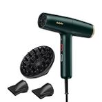 Babyliss Air Power Pro Dijital 1700w Motor İyon Etkili Yüksek Hızlı 4 Isı Ayarlı Saç Kurutma Makinesi D6555de Yeşil