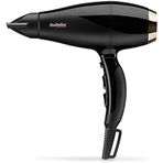 BaByliss Saç Kurutma Makinesi Super Pro, 2300W İtalyan AC Motor, Elektriklenmeyi Önleyen İyon Teknolojisi, 6714E