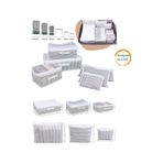 Babylondy 6'lı Valiz Düzenleyici Set- Çizgili Gri