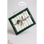 Babymet %100 Pamuk Organik Bebek Ağız Mendili 7'li Set 25x25 cm – Yumuşak & Hipoalerjenik - Ekru - Standart