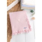 Babymod % 100 Pamuk Natural Dört Katlı Müslin Bebeka Battaniye - Pembe