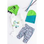 Babymod Figürlü 5 Parça Erkek Bebek Hastane Çıkışı Bebek Seti - 0 - 3 Ay - Yeşil