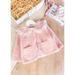 Babymod Kız Bebek Welsoft Kışlık Hırka Mont Peluş Model Uzun Kol Özellikli - Somon - 6 Ay