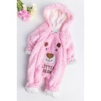 Babymod Sevimli Ayıcık Welsoft Peluş Astronot Kız Bebek Tulum - 6 - 9 Ay - Pembe