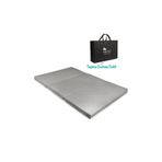 Baby'ness Katlanır Bebek Yatağı 60x120 Cm Taşınabilir Yatak Sıvı Geçirmez Leke Tutmaz Gri