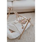 Babynest Bebek Yatagı Ahşap Oyun Alanı Baby Gym Sallanan Oyuncaklar Dahil