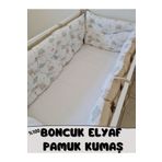 babynestdunyasi 60x120 Beşik Kenar Koruma Takımı Uyku Seti