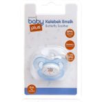 Baby&Plus Baby Plus Tekli Damaklı Emzik Mavi 0-6AY