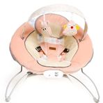Baby&Plus Puffy Peluş Müzikli Ev Tipi Pembe Ana Kucağı