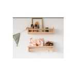 babyroomstore Montessori Kitaplık Çocuk Bebek Odası Rafı Ahşap Kitaplık Askılık 2li Ters Düz Raf