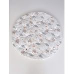 Babys Field Yuvarlak Oyun Halısı - 90 x 90 cm - Beyaz