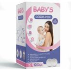 Baby's Göğüs Pedi 30+10 Adet Nefes Alabilir Selüloz İç Tabaka ile Kaymayı Önleyici Yapışkan Bant