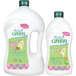 Baby's Green 2'li Set Organik Kokusuz Bebek Çamaşır Deterjanı 1,5 Lt - Organik Biberon Temizleyici 500 ml