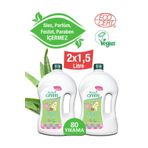 Baby's Green Organik Aloe Veralı Bebek Çamaşır Deterjanı- Kokusuz ( 1500 ml X 2 Adet ) ECO