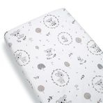 Babysafe Baby Safe Next To Me Lastikli Çarşaf Bebek Yatağı Yatak Örtüsü 120 x 60 cm, %100 Organik Pamuk OEKO-TEX Sertifikalı Çocuk Yatak Koruyucu | Küçük Geyik