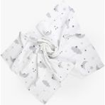 Babyshez %100 Organik Pamuk Yenidoğan Bebek Müslin Örtü Battaniye 75x90 cm - Gri