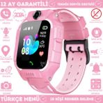 BabySmart Q19 LBS Konumlu Akıllı Çocuk Takip Saati Sim Kartlı Arama, Kameralı, Gizli Dinleme Özellikli - Q19 Pembe