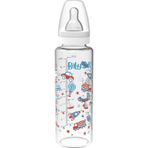 Babysoft 572 250 ml Beyaz Cam Desenli Biberon